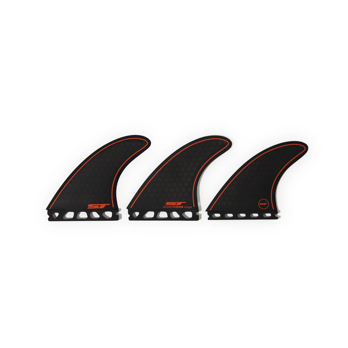 Lite Thruster Fins - Honeycomb (L/XL - Black)