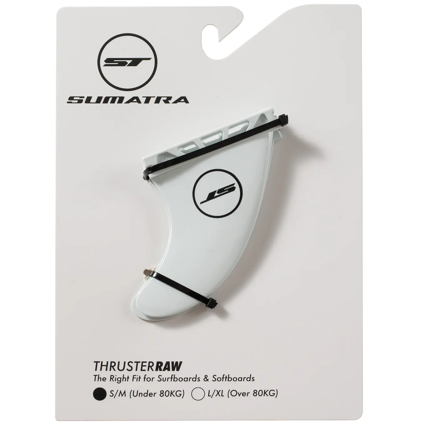 Safety Thruster Fins - Raw Set (White)