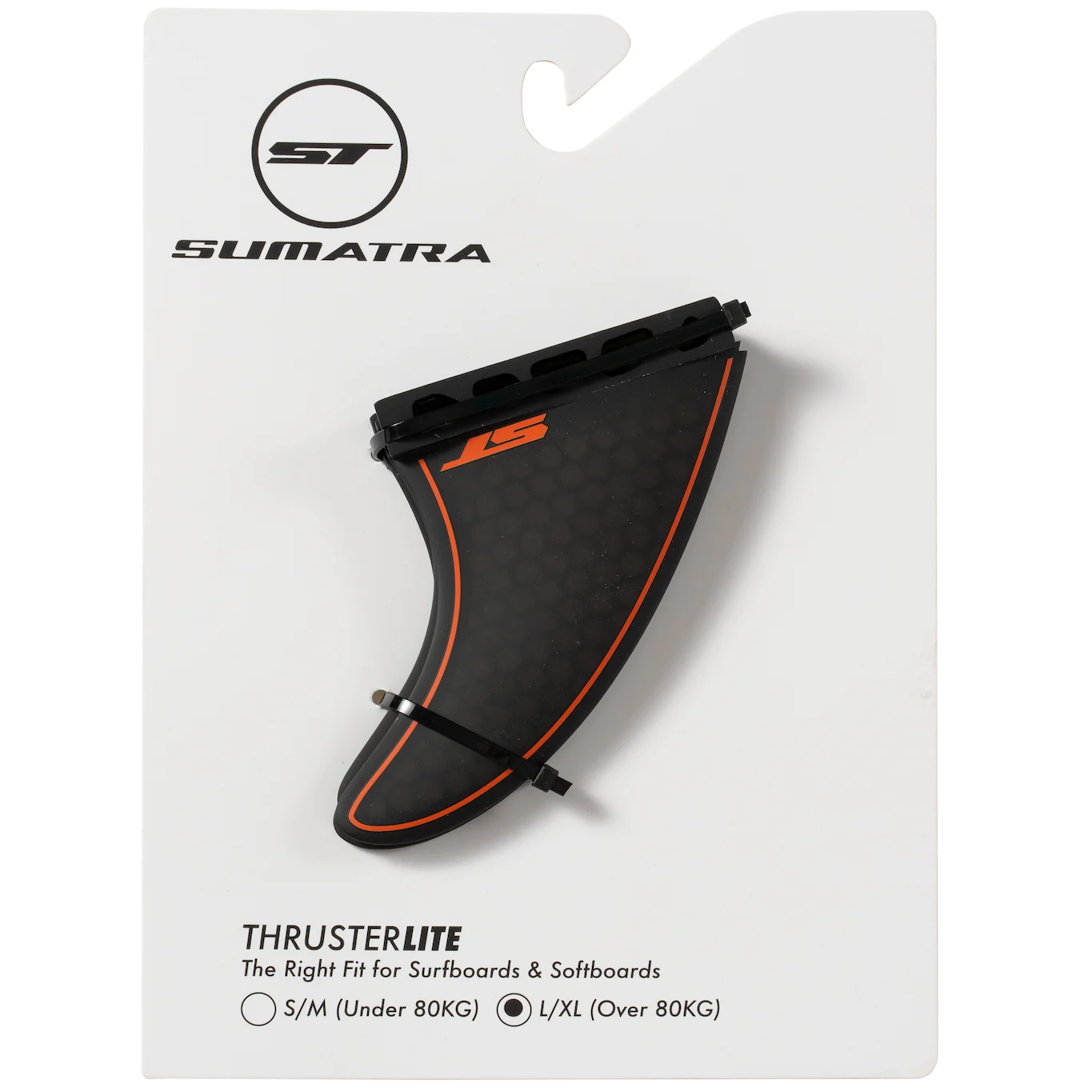 Lite Thruster Fins - Honeycomb (L/XL - Black)